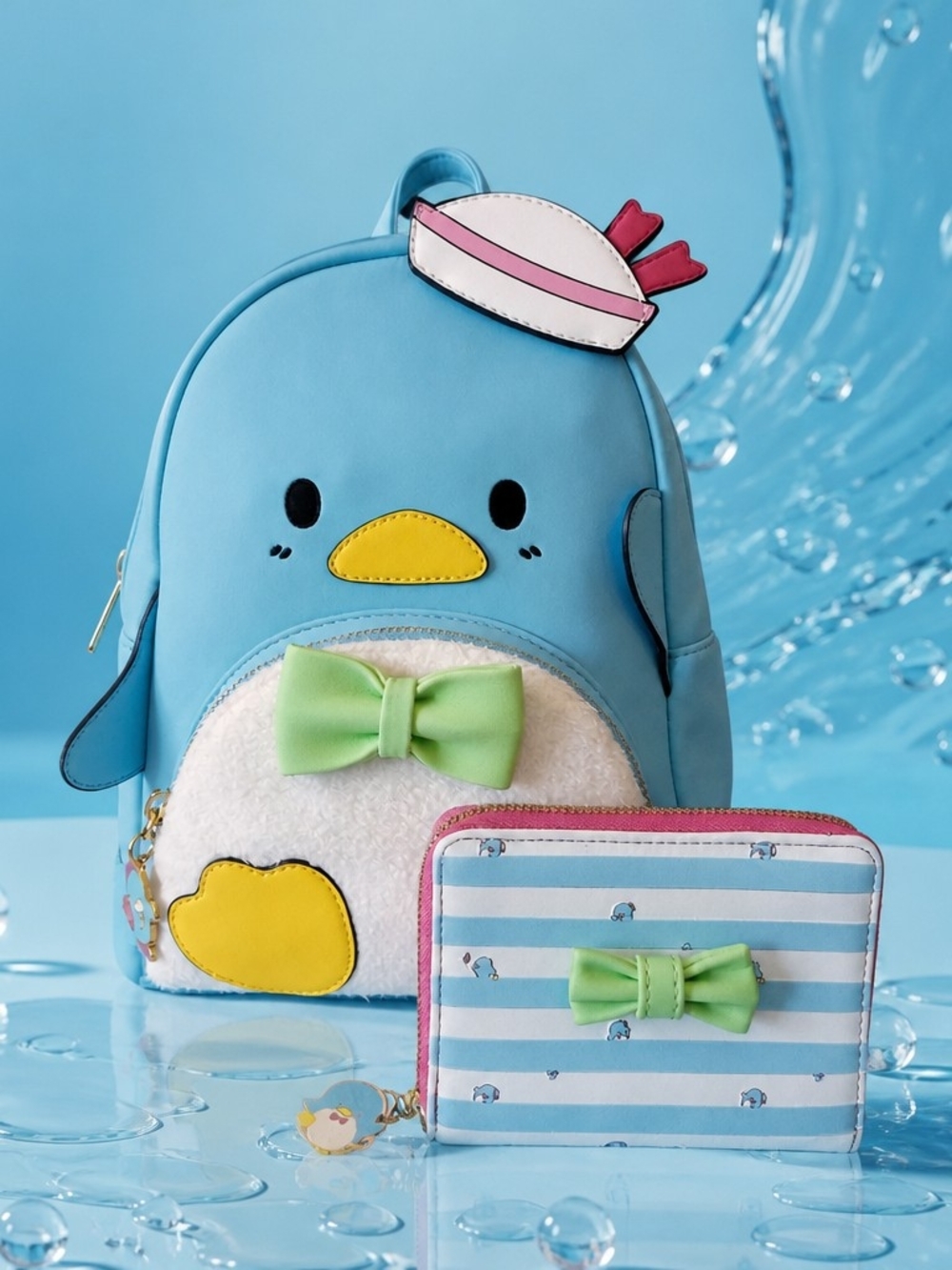 Sanrio Tuxedo Sam Cosplay Mini-Backpack & Wallet Set RARE!